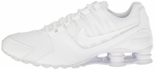 all white nike shocks