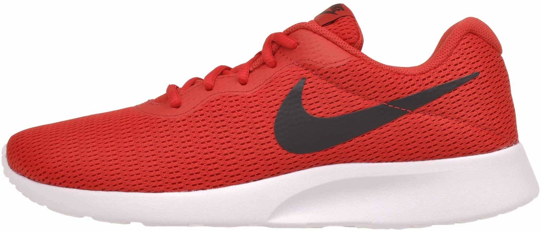 all red nike running shoes 