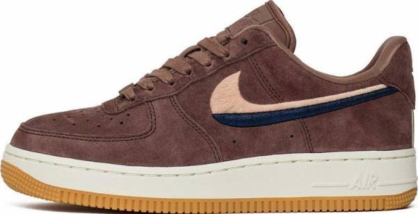 nike mauve air force 1 sneakers with gum sole