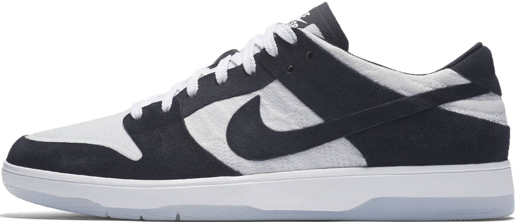 black and white low top nikes