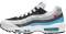 Nike Air Max 95 - White/black/glass blue/challen (CV6971100)