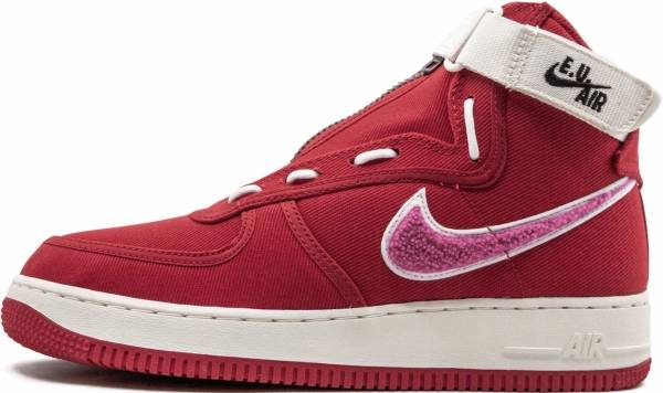 red nike air force high tops