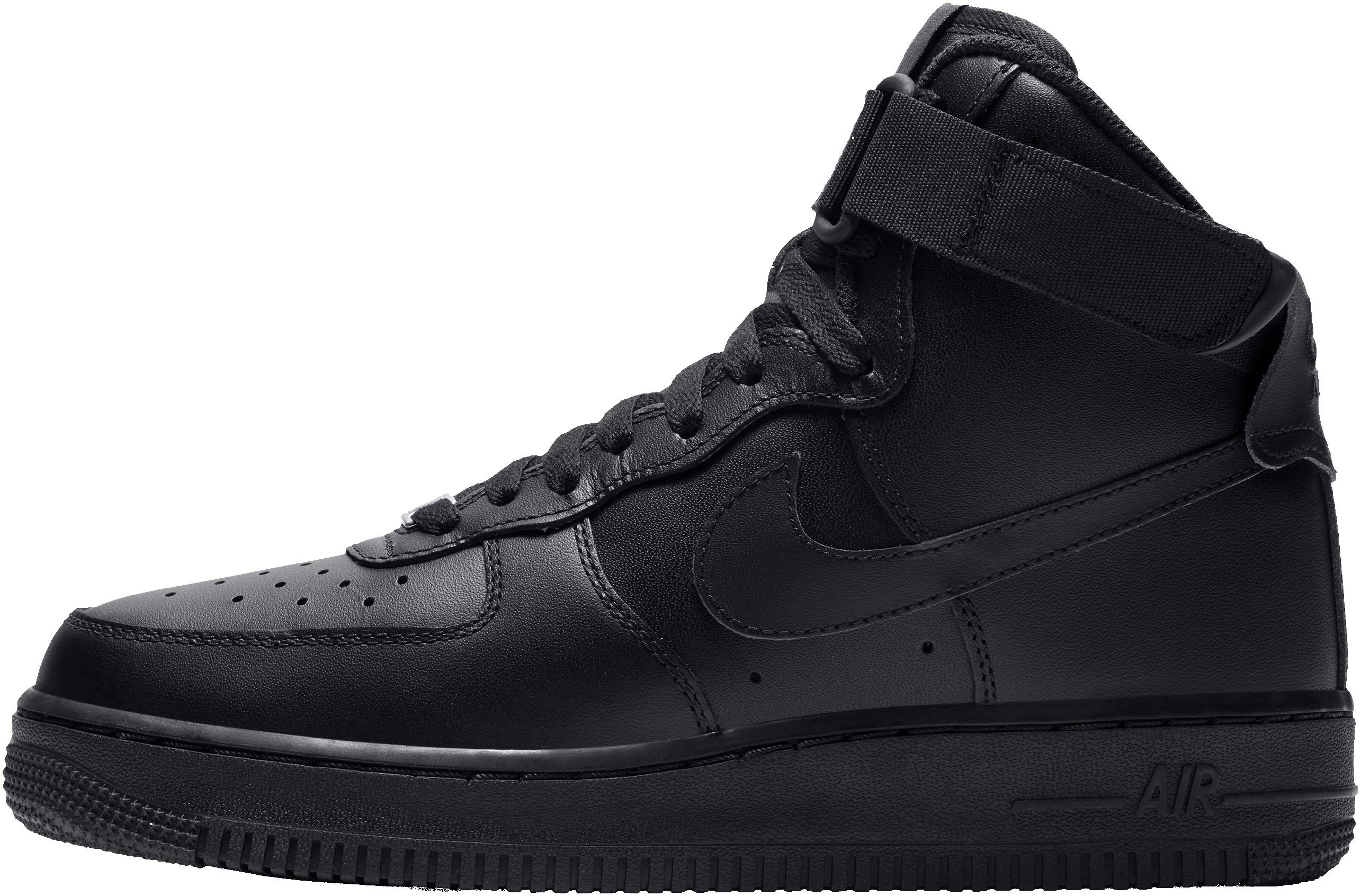 black high top nike air force 1