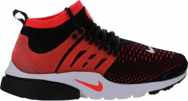 Nike Air Presto Ultra Flyknit - Black/Bright Crimson-white (835570006)