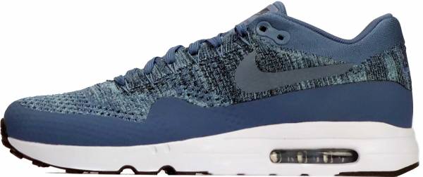 air max ultra flyknit running shoes blue