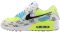 nike air max 90 se unisex shoes size 8 5 color white black volt white black volt f6cd 60