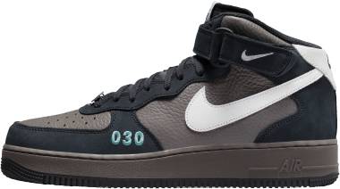 Nike Air Force 1 Mid - Cave Stone/White-Off Noir-Washed Teal (DR0296200)