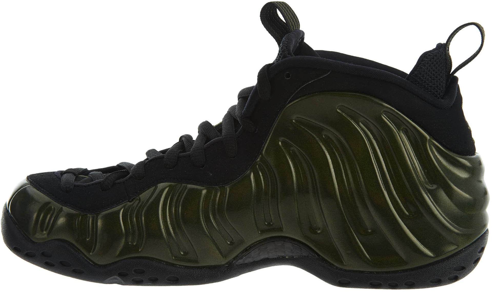 olive green and black nike shoes