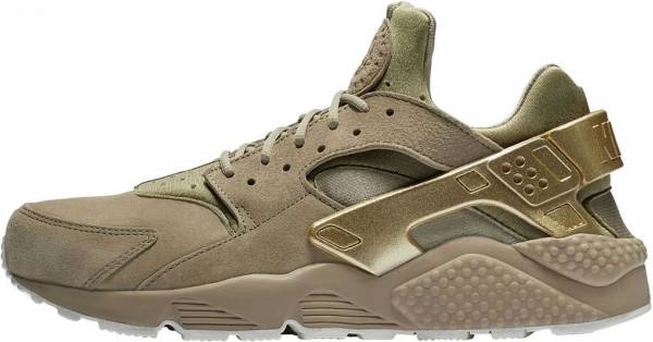 huarache shoes gold