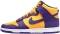 Nike Dunk High - university gold/court purple/white (DD1399500)