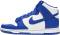 nike mens dunk high dd1399 102 game royal size 10 5 white game royal total orange 2897 60