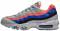 Nike Air Max 95 Essential - Multicolore White Persian Violet Cool Grey Wolf Grey 001 (749766035)