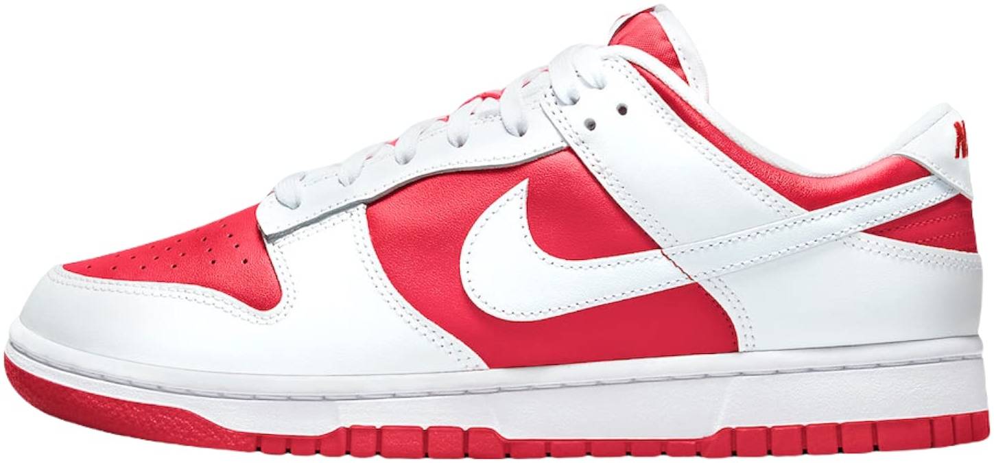 red and white nikes shoes