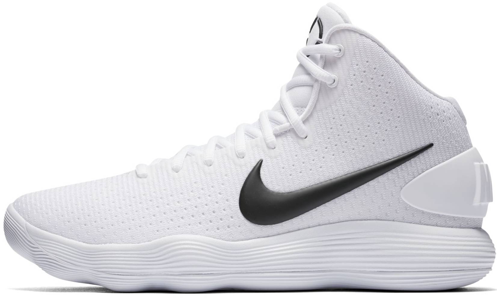 white hyperdunk basketball shoes