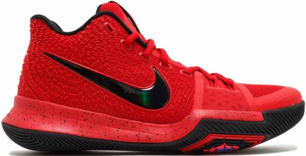 nike kyrie 3 red and black