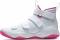Nike LeBron Soldier XI - White/White-Vivid Pink (897644102)