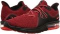 nike men s air max sequent 3 running shoes 8 5 d m us black total crimson university red mens black total crimson university red 6968 2941056 120