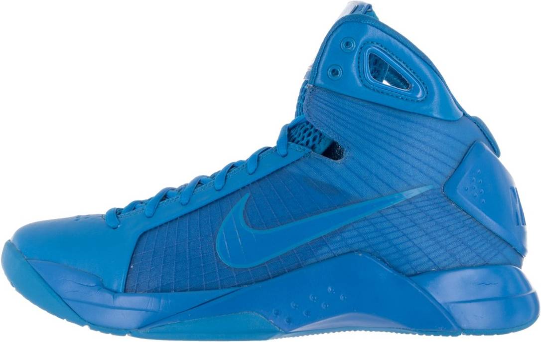 blue basketball shoes