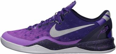 Nike Kobe 8 System - Court Purple/Pure Platinum/Blackened Blue-Laser Purple (555035500)