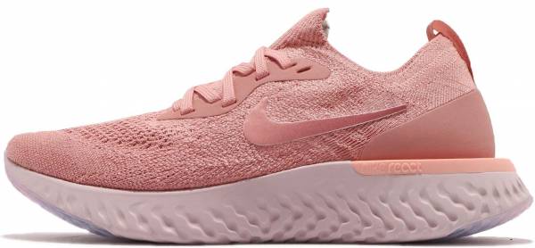 nike running epic react trainers in pink