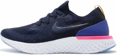 Nike Epic React Flyknit - College Navy/College Navy-Racer Blue (AQ0070400)