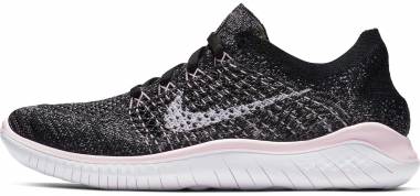 Nike Free RN Flyknit 2018 - Black/Pink Foam-White (942839007)