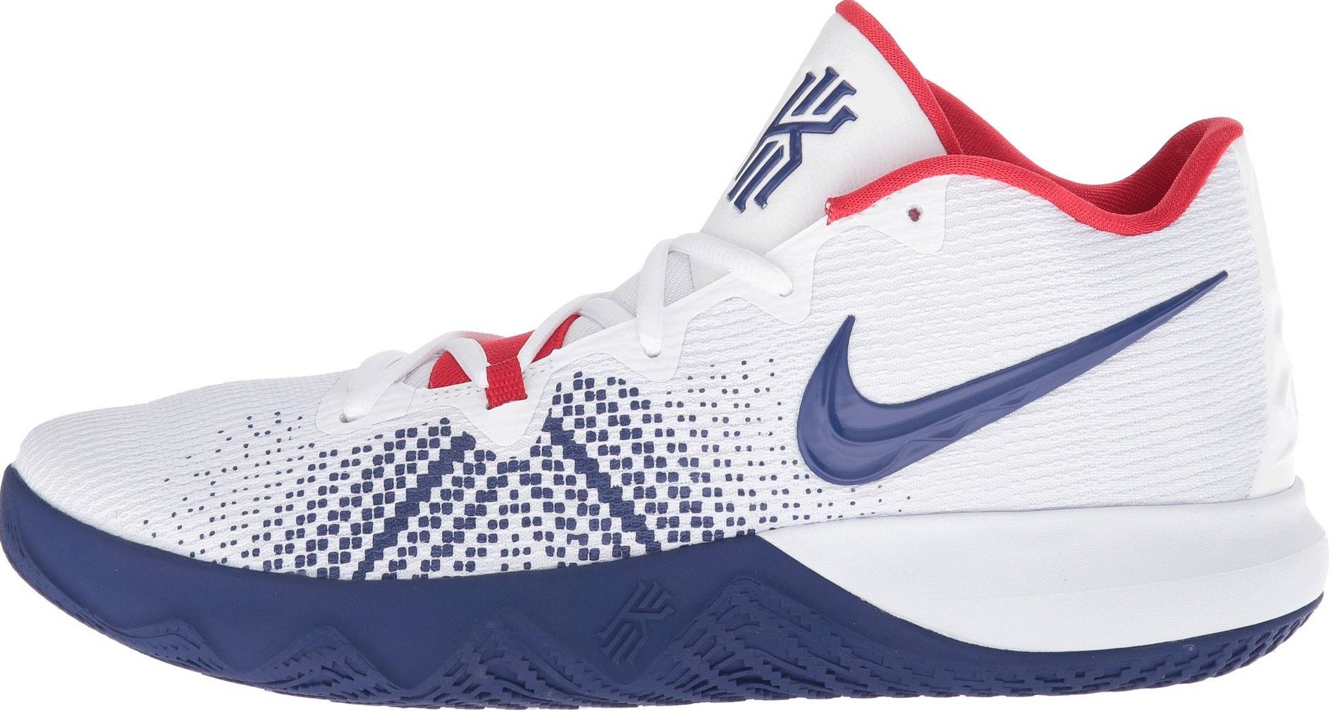 kyrie irving shoes blue and red