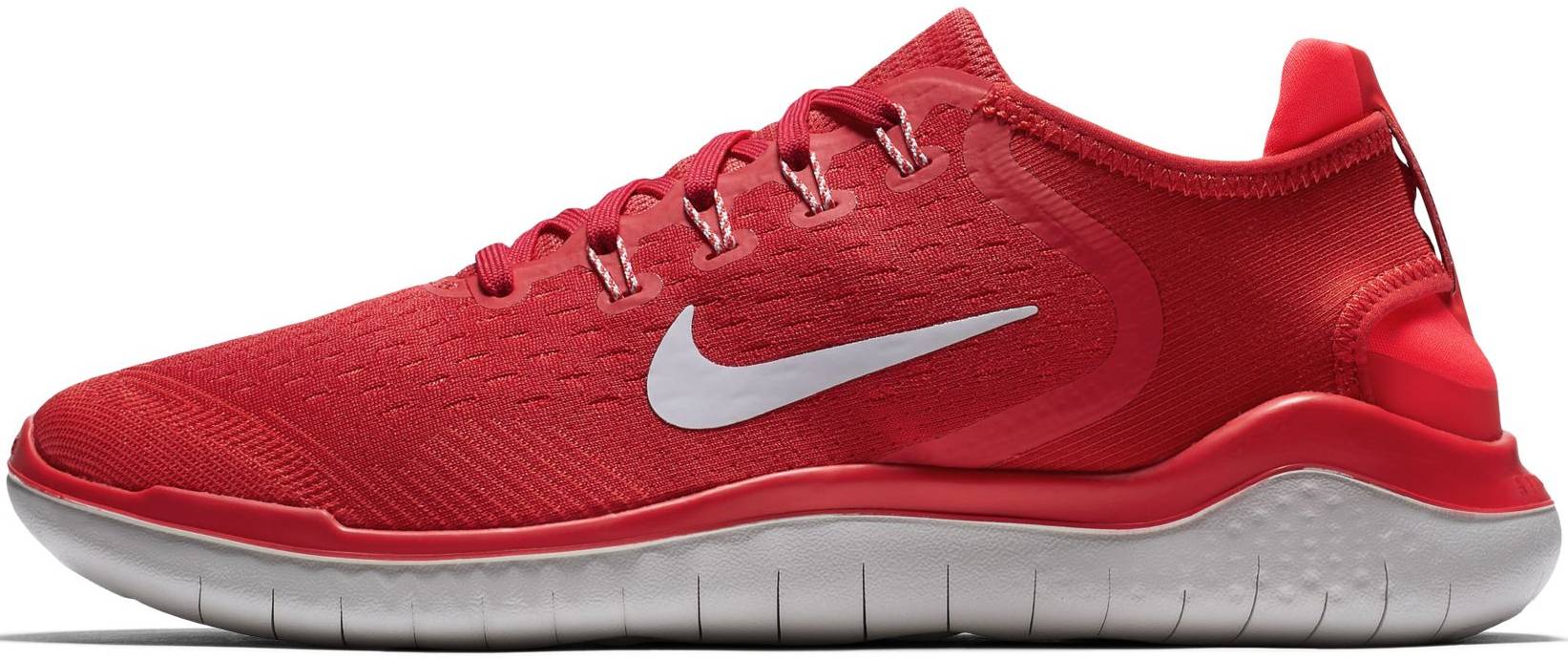 red sports shoes nike