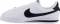 Nike Cortez Basic Leather - White/Metallic Silver-Black (819719100)