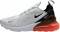 Nike Air Max 270 - White/Wolf Grey/Bright Crimson (DH0616100)