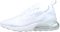 Nike Air Max 270 - WHITE/WHITE-WHITE