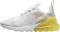 Nike Air Max 270 - White Yellow Strike Pearl White Crimson Bliss (DV2184100)