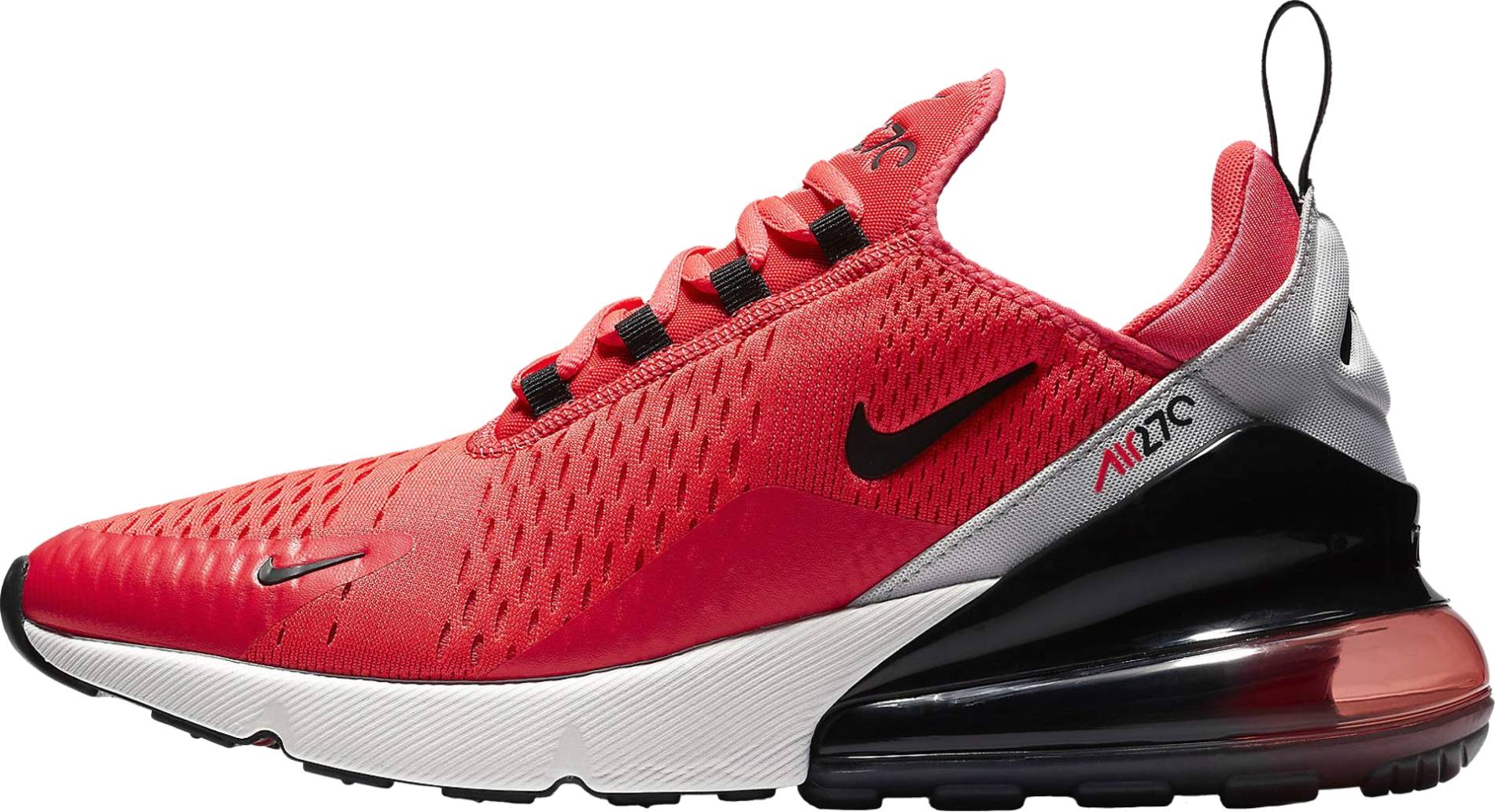 red colour nike shoes