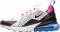 Nike Air Max 270 - White/Black-Magma Orange-Active Fuchsia (CW6989100)
