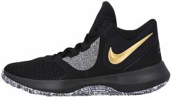 nike air precision 2 black and gold