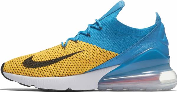Nike Air Max 270 Flyknit - Yellow (AO1023800)