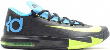 Nike KD 6 - Black/Volt-Vivid Blue-Dark Grey (599424010)