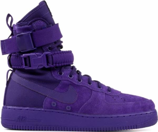 nike purple high top sneakers