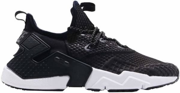 nike huarache drift black and white