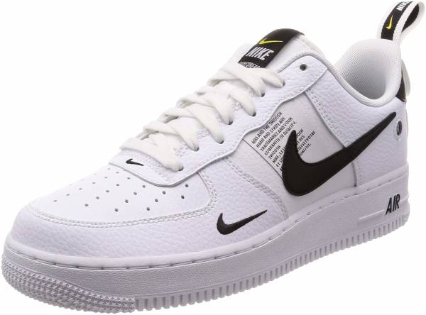 black air force 1 with white writing