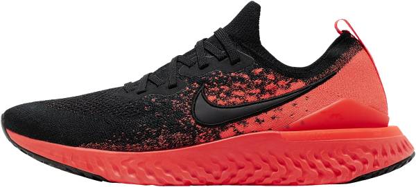 nike epic react flyknit 2 black and red