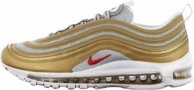 white and gold nikes