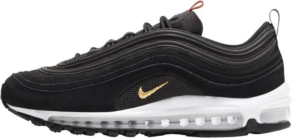 nike air max 97 black with gold tick