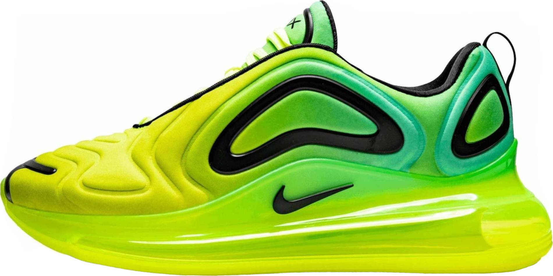 green and black nike shoes