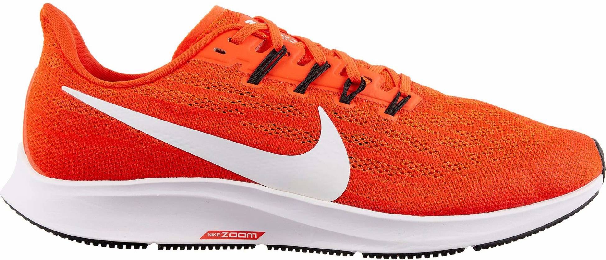 bright orange nike running shoes