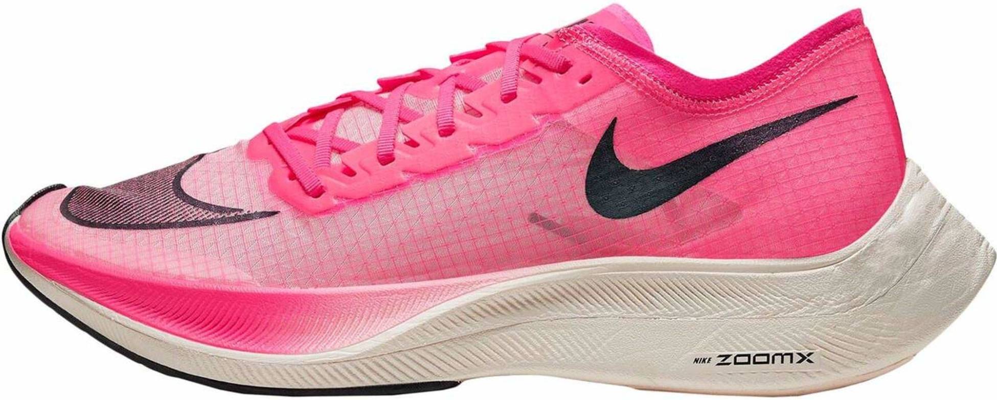 pink running nike shoes