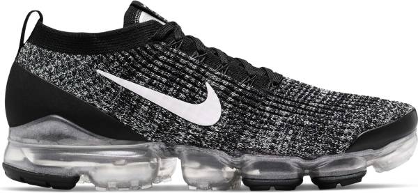 black and white flyknit vapormax