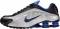 Nike Shox R4 - Black/Metallic Silver-Racer Blue (104265047)