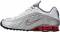 Nike Shox R4 - White/Metallic Silver/Comet Red
