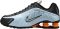 Nike Shox R4 - Blue Tint Metallic Silver Total Orange (AR3565401)